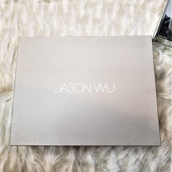 NIB JASON WU Hair-On-Hide Silver Metallic Stiletto, Size 5.5 - Picture 11 of 13